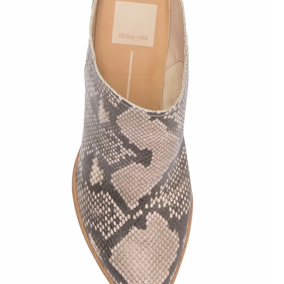 Dolce Vita Snake Embossed Rianna Mule NWT - Picture 5 of 6